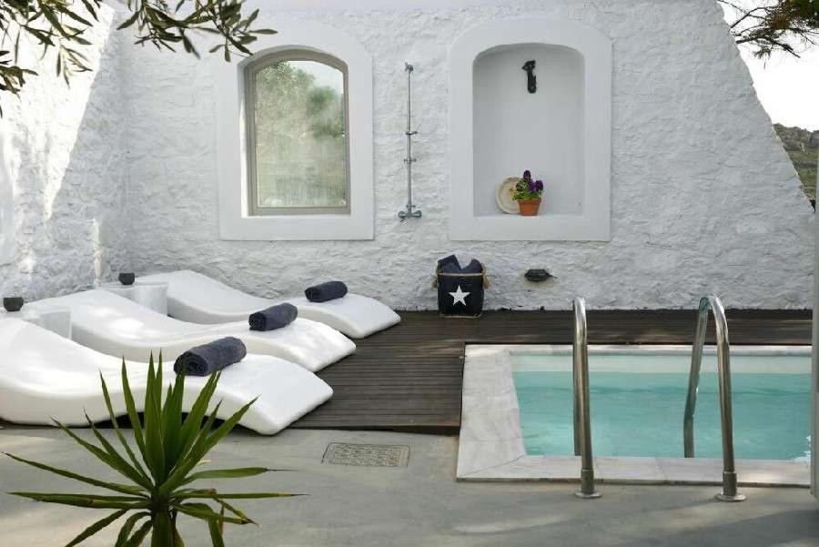 Villa Dafni 4Bed With Pool In Kalafatis Spilia Mykonos Town Extérieur photo