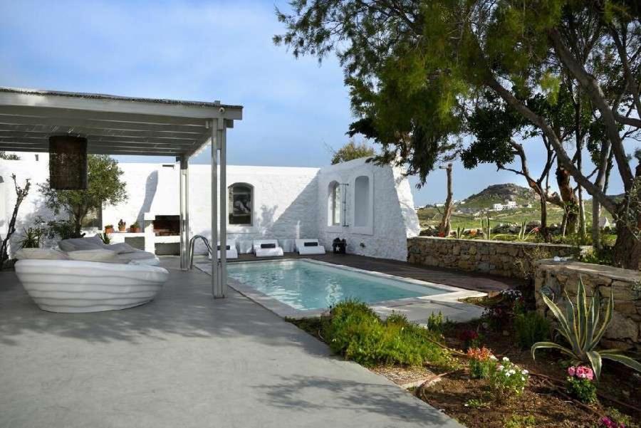 Villa Dafni 4Bed With Pool In Kalafatis Spilia Mykonos Town Extérieur photo