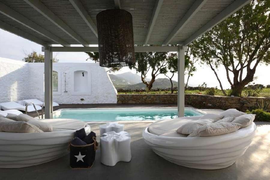 Villa Dafni 4Bed With Pool In Kalafatis Spilia Mykonos Town Extérieur photo