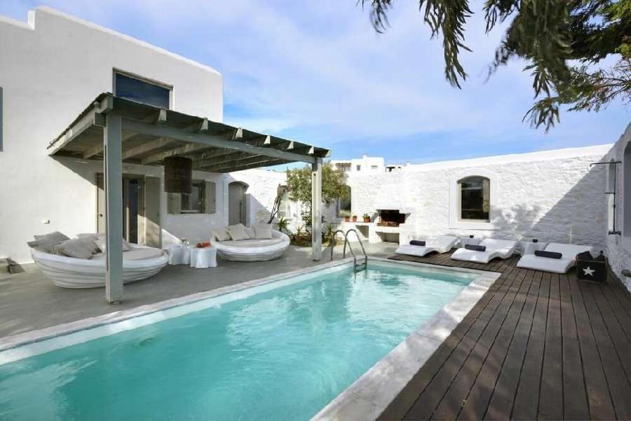 Villa Dafni 4Bed With Pool In Kalafatis Spilia Mykonos Town Extérieur photo